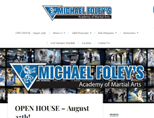 Tablet Screenshot of michaelfoley.ca
